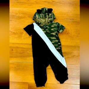 Color Block Camouflage Romper | Camo Jumpsuit NEW! (Runs big)